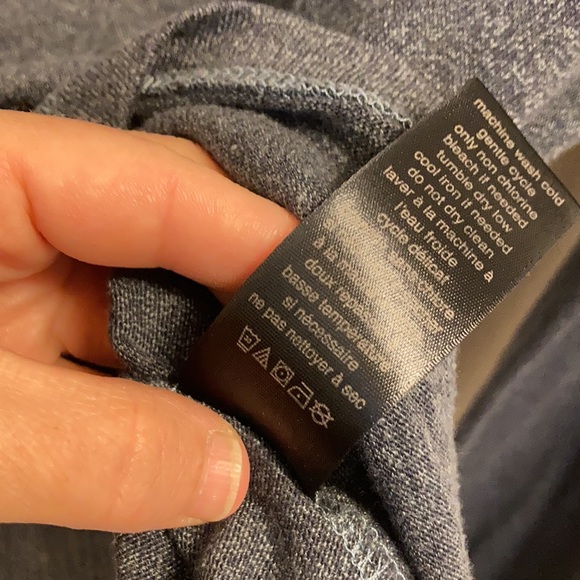 John Varvatos USA Gray Cotton Blend Crew Neck Long Sleeve Shirt Size Large - Picture 9 of 10